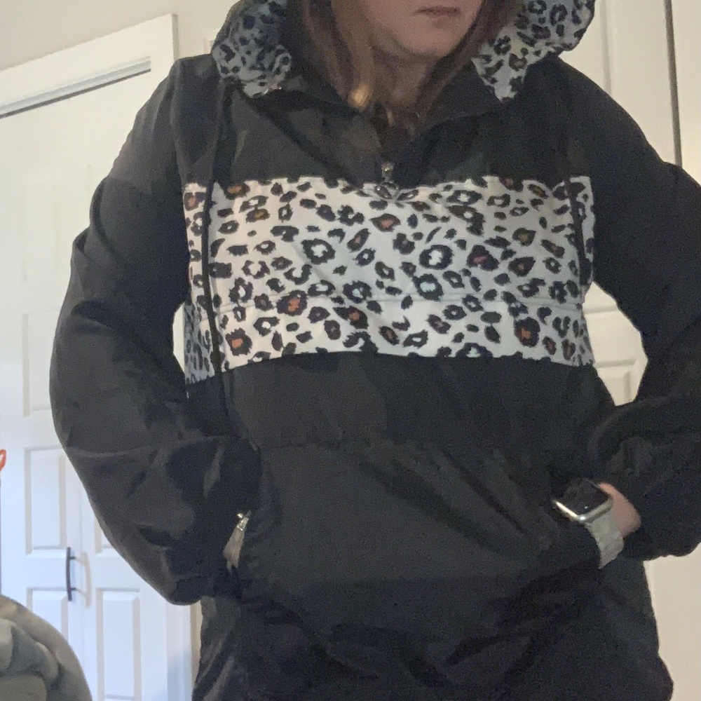 Lightweight rain jacket hoodie